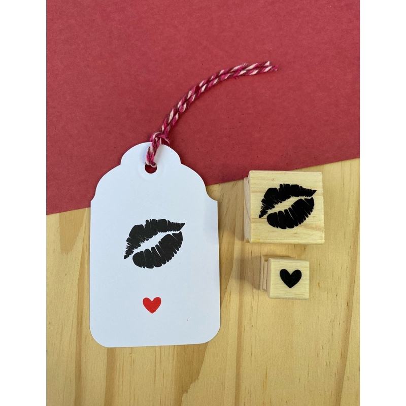 Carimbos Artesanais Tema Beijo | Shopee Brasil