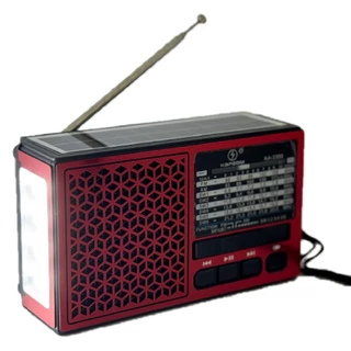 Rádio Portátil Bluetooth Painel Solar Rádio com lanterna FM USB TF KA-3388
