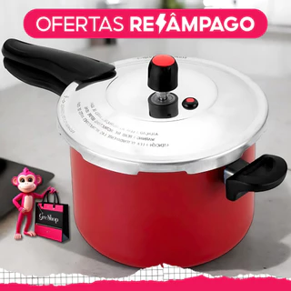 Panelas de Pressão Antiaderentes e Polidas 3L, 4.5L, 7L - Várias Cores e Modelos