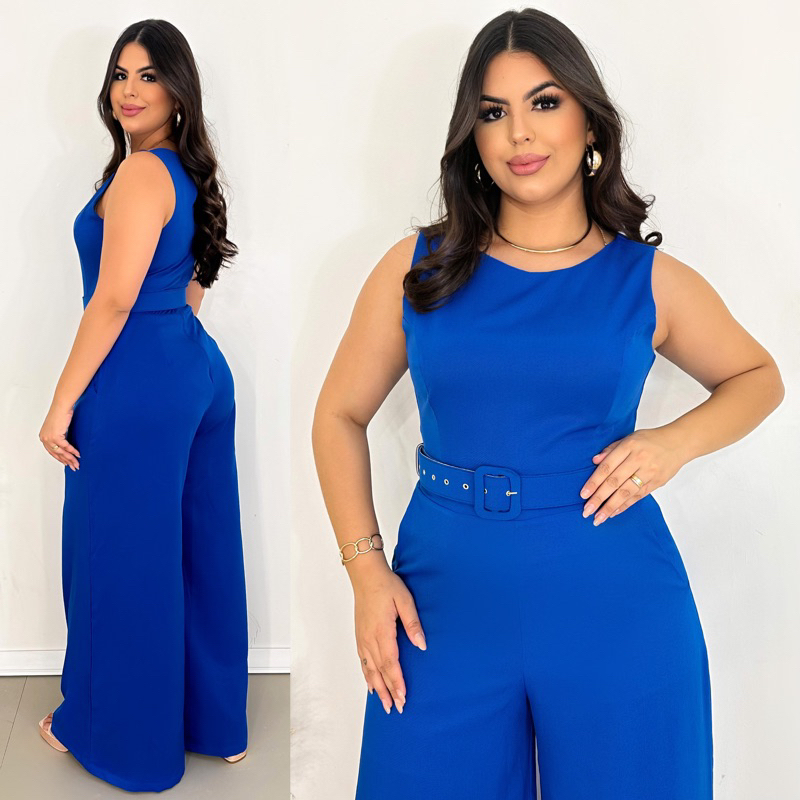 Macacão Roupas Para Formatura Feminina Plus Size Macacão Pantalona