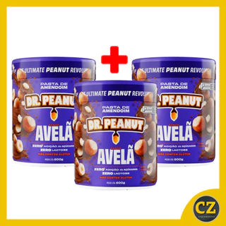 COMBO 3 Unidades Pasta com Whey Protein (600g) - Dr Peanut