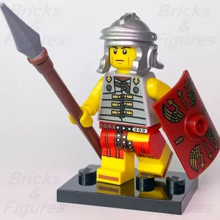 LEGO: Soldado Romano, Série 6 (Conjunto Completo com Suporte e Acessórios) Número do item: col06-10