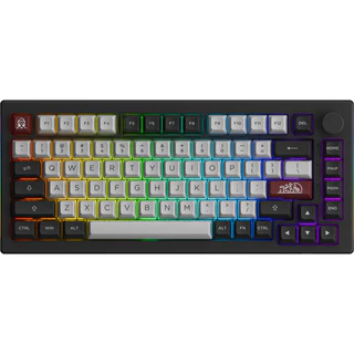 Teclado mecânico sem fio akko dracula castle 5075b plus