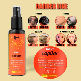 Tônico Crescimento Capilar Cresce Cabelo Barba Sombrancelha