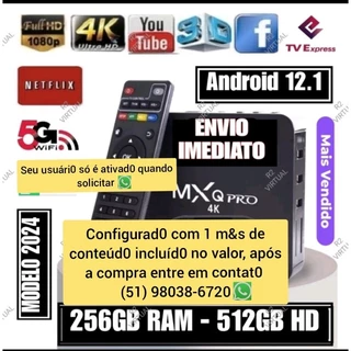 mxq pro 4k 5g 512gb original