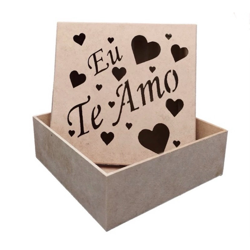 Caixa 25x25x10 Eu Te Amo Lembrancinhas Presentes Namorados | Shopee Brasil