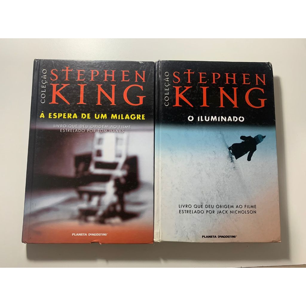 Desapego: Livros Capa Dura Usados de Stephen King - O Iluminado / À espera de um Milagre
