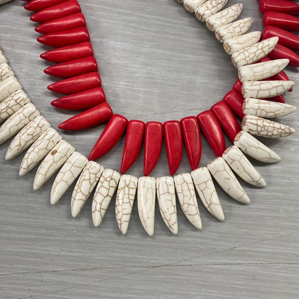 Dente de Pedra - 2,8 cm - 10 Unidades