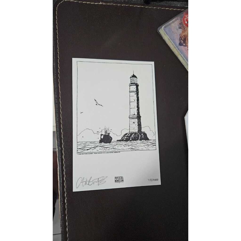 Bookplate Solitário Pipoca e Nanquim Chaboute
