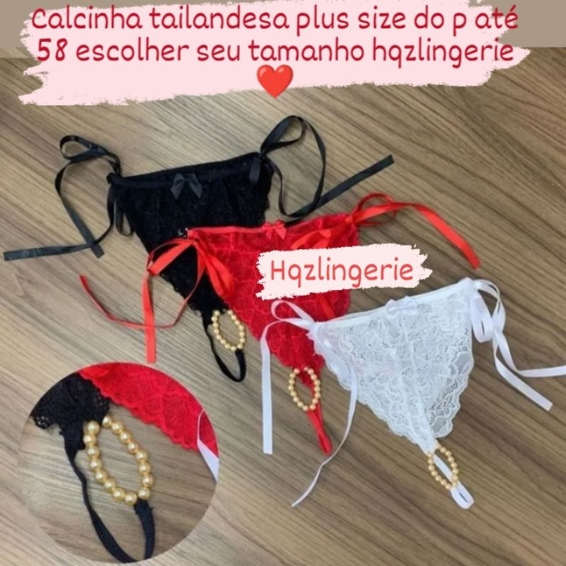 calcinha plus size tailandesa sexy tamanhos disponíveis 46/48/50/52/54/56 e 58 calcinha plus size