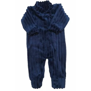Macacão de bebe plush canelado pelúcia macacao zíper inverno