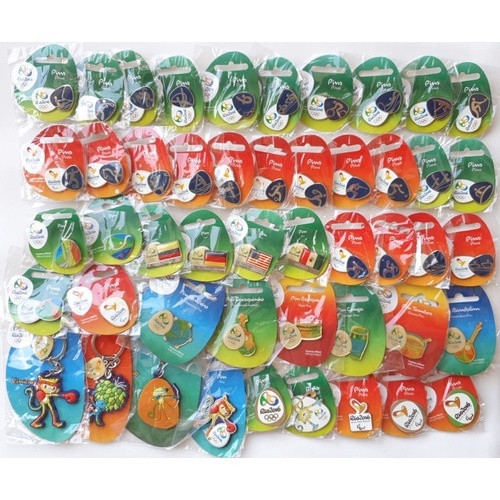 2016 Rio de Janeiro Brazil Olympics Paralympics Official Pins