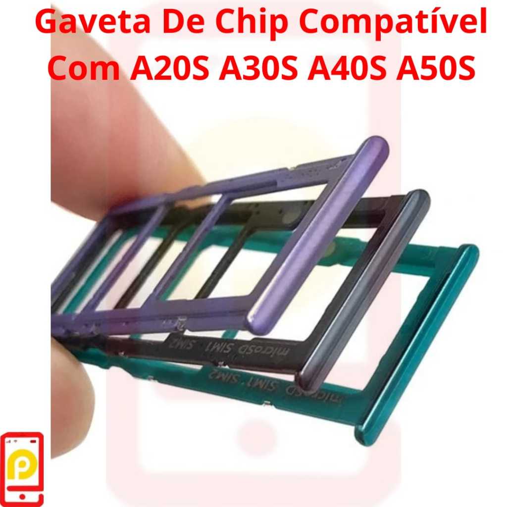 Gaveta De Chip Compatível Com A20S A30S A40S A50S