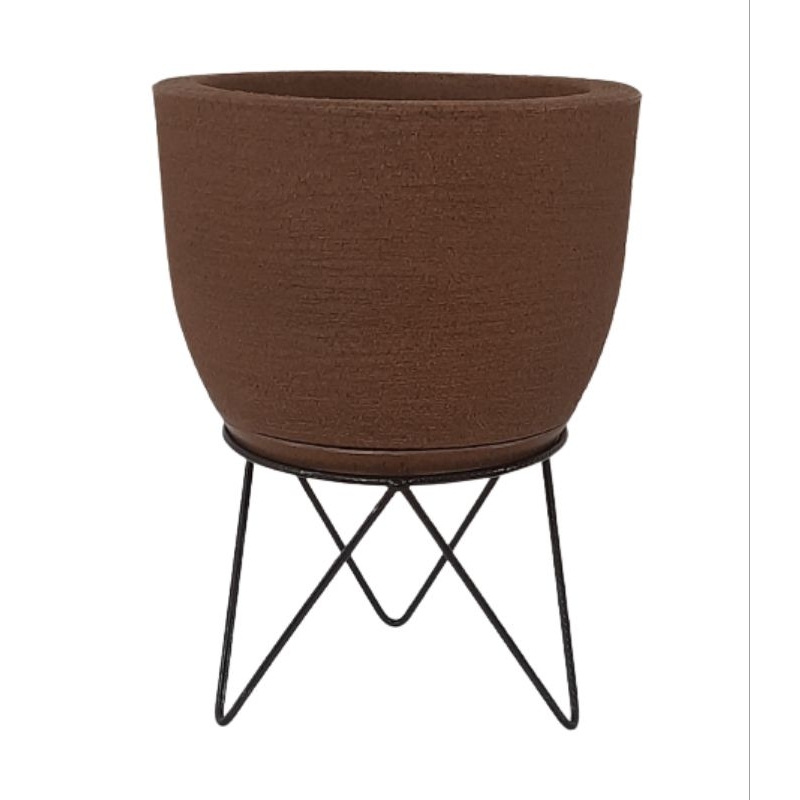 Vaso para Plantas Bojo Escovado