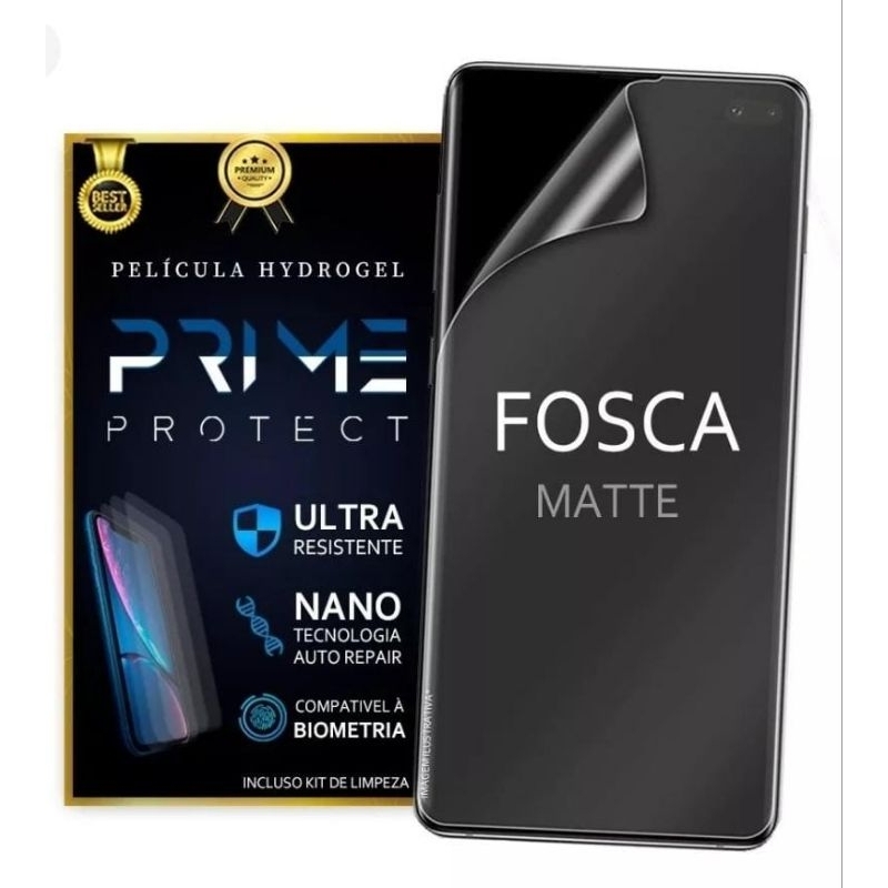 Película Hidrogel Tpu Privacidade Fosca todos os smartphones + kit limpeza e aplicação