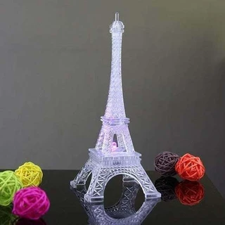 3d Torre Eiffel Romântica França / Paris Torre De Led Claro Noturna Quarto Mesa Decoração De Casa Lampu