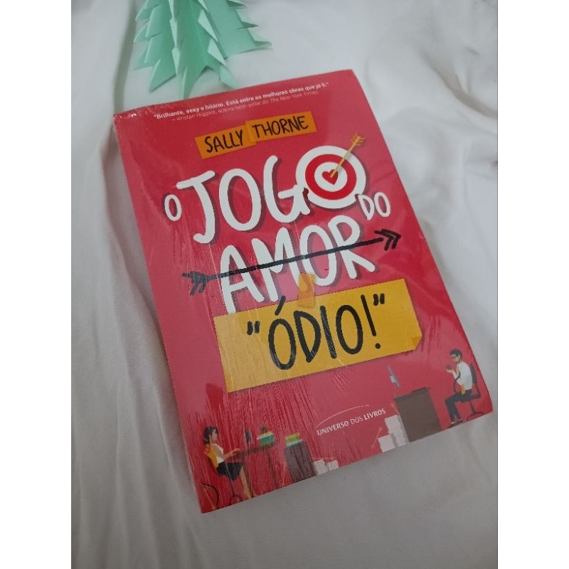 Livro - O Jogo do Amor "Ódio" Lacrado | Shopee Brasil