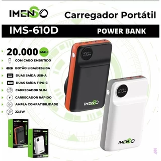 Power Bank 20000Mah Ims-610D Imenso visor de bateria