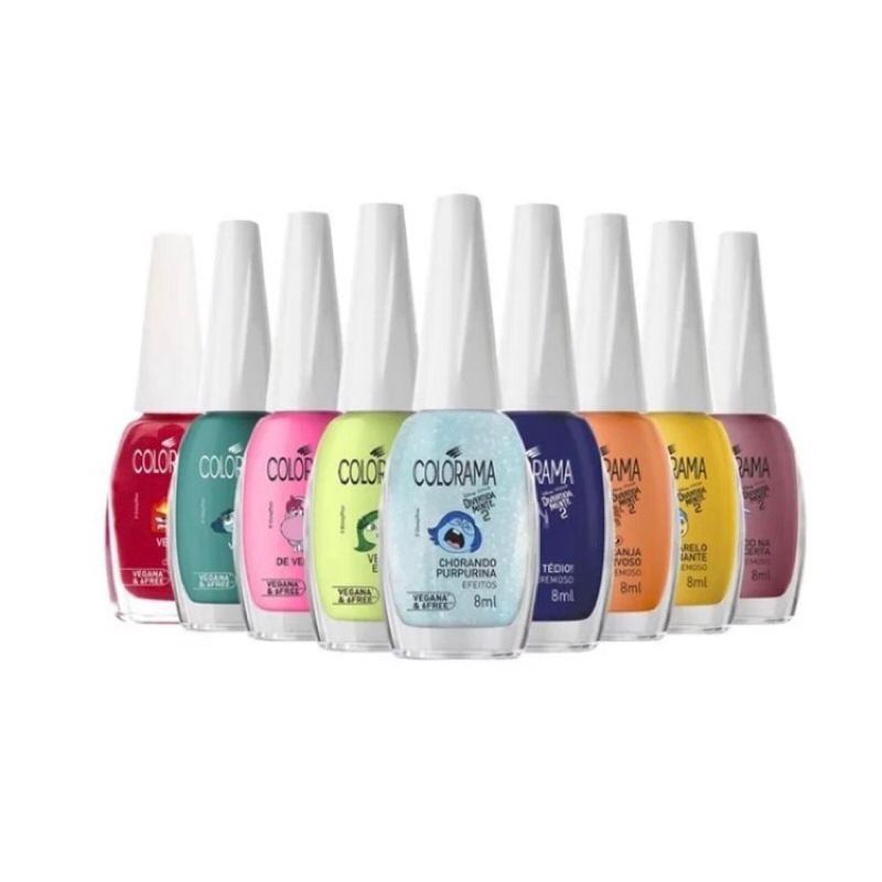 kit com 3 Esmaltes Colorama Divertidamente 2 - 8ml cada | Shopee Brasil