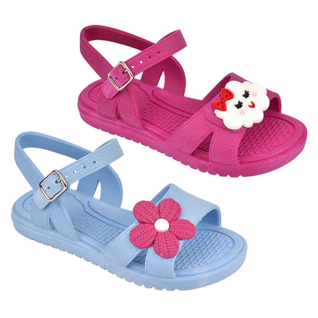 Sandália Infantil Feminina Nuvem Papete Escolar Confortável Volta Aulas