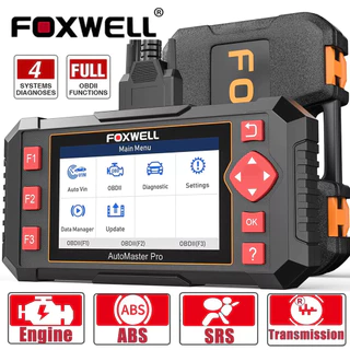 FOXWELL NT604 Elite OBD2 Scanner de diagnóstico de carro Ferramenta de teste multissistema ABS SRS