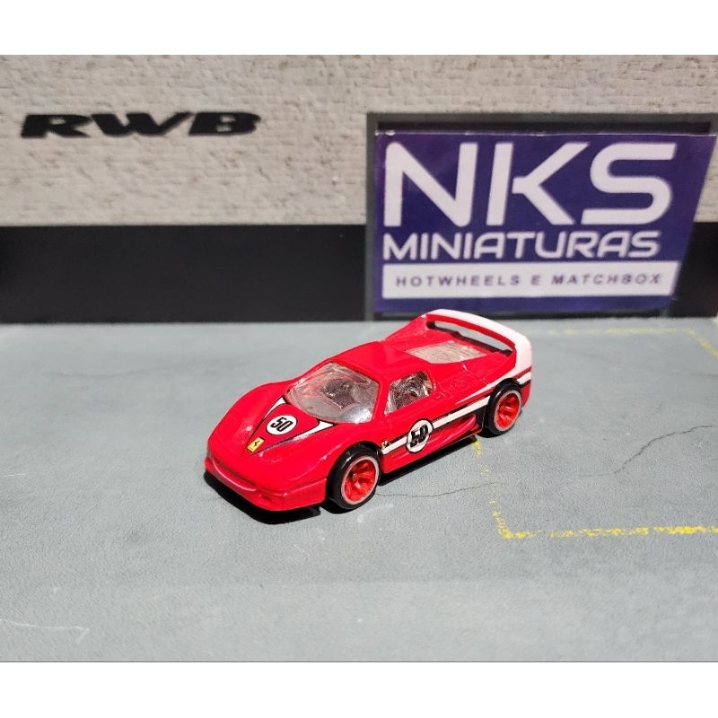 Hot Wheels Ferrari F50 2008 – Voiture Miniature 1/64 (état Loose, Pour Pièces Ou Collection)
