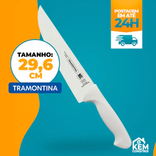 Faca Tramontina Premium com Lâmina em Aço Inox para Carne Peixe e Ave 7" 29,6cm