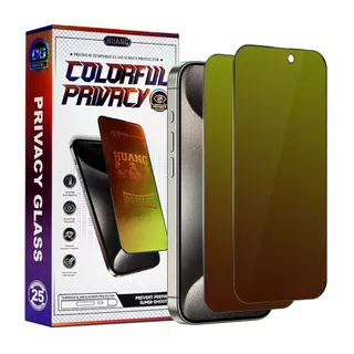 Película para iPhone Privacidade Colorida 9D Hidrogel Vários Modelos