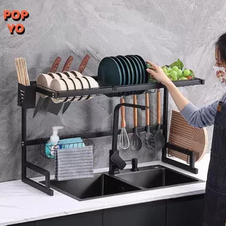 Cozinha Suspensa Modula Autossustentável Escorredor Louça de Placas De Aço Inoxidável De Alta Qualidade POP YO