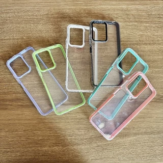 Capa Case Transparente 3 em 1 REDMI 13C/NOTE 13 4G/NOTE 13 5G/NOTE 13 PRO 4G/NOTE 13 PRO 5G/POCO X6 PRO/POCO C55/POCO C65 Capinha Protetora Silicone Aveludada anti-impacto