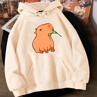 MOLETOM ESTAMPADO FRENTE CAPIVARA MATINHO,BLUSA DE FRIO