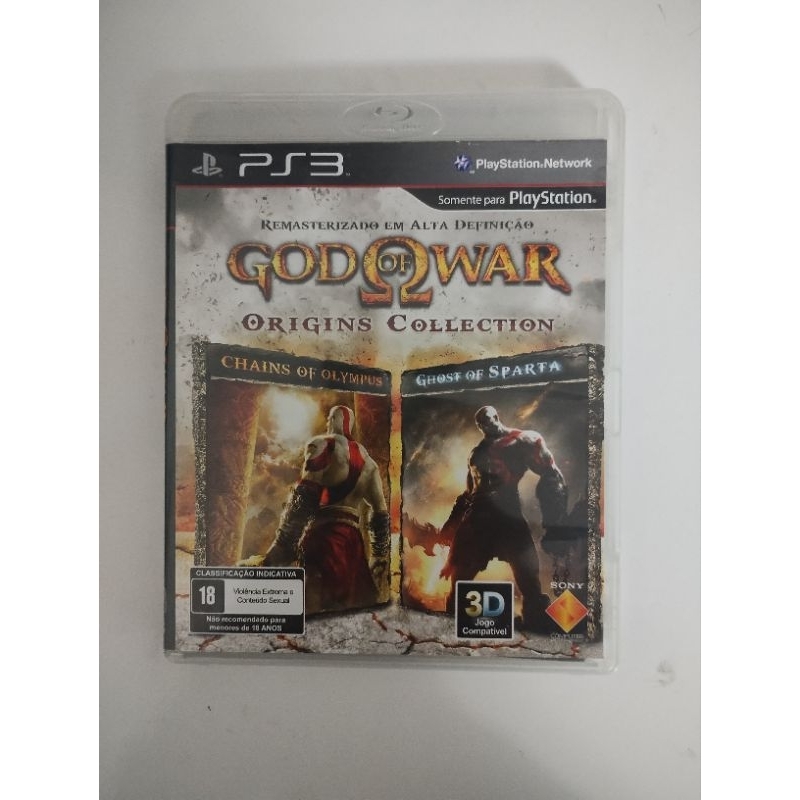 God Of War Origins Collection PS3 mídia física