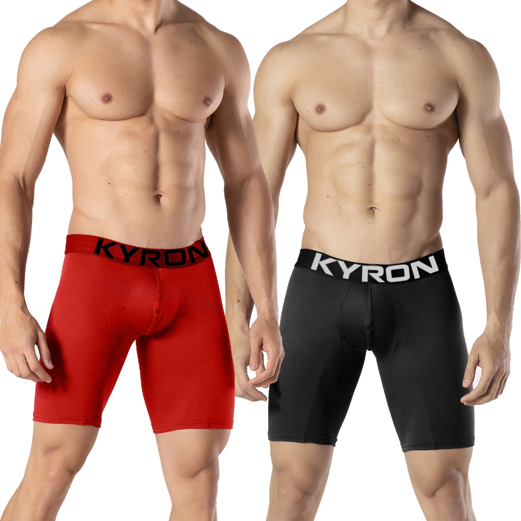 kit 6 Cueca Long Leg Cueca Ciclista Boxer Box Kyron | Shopee Brasil