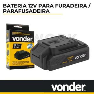 BATERIA 12V para furadeira / parafusadeira PFV012, PFV012i, PFV074 12v VONDER