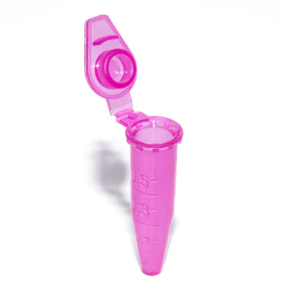 Microtubo Pino 0,5ml Graduado Pink