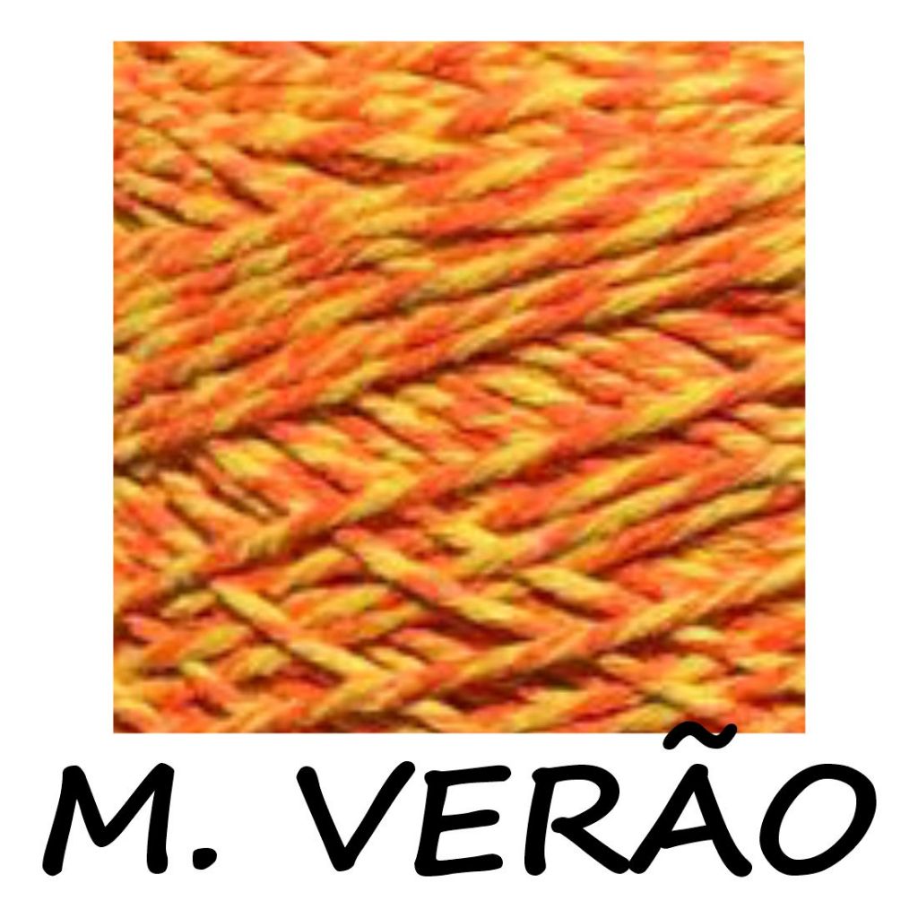 Barbante 8 Fios Colorido Mesclado 600gr Crochê Tricô Prial