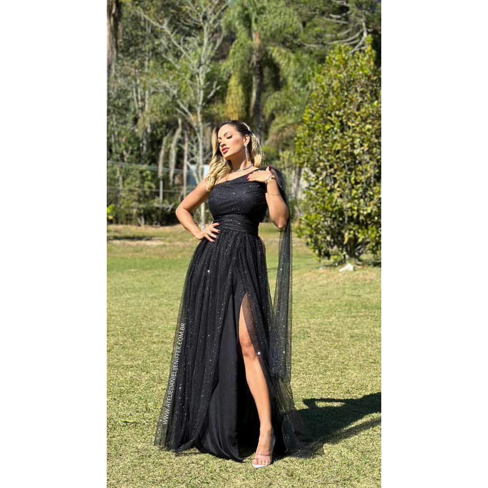 Vestido formatura preto shops