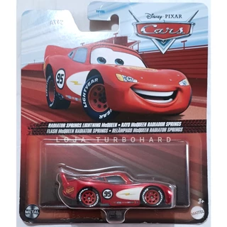 Disney Pixar Carros - Relâmpago McQueen Radiator Springs (Lightning McQueen) - CHASE - HTX82
