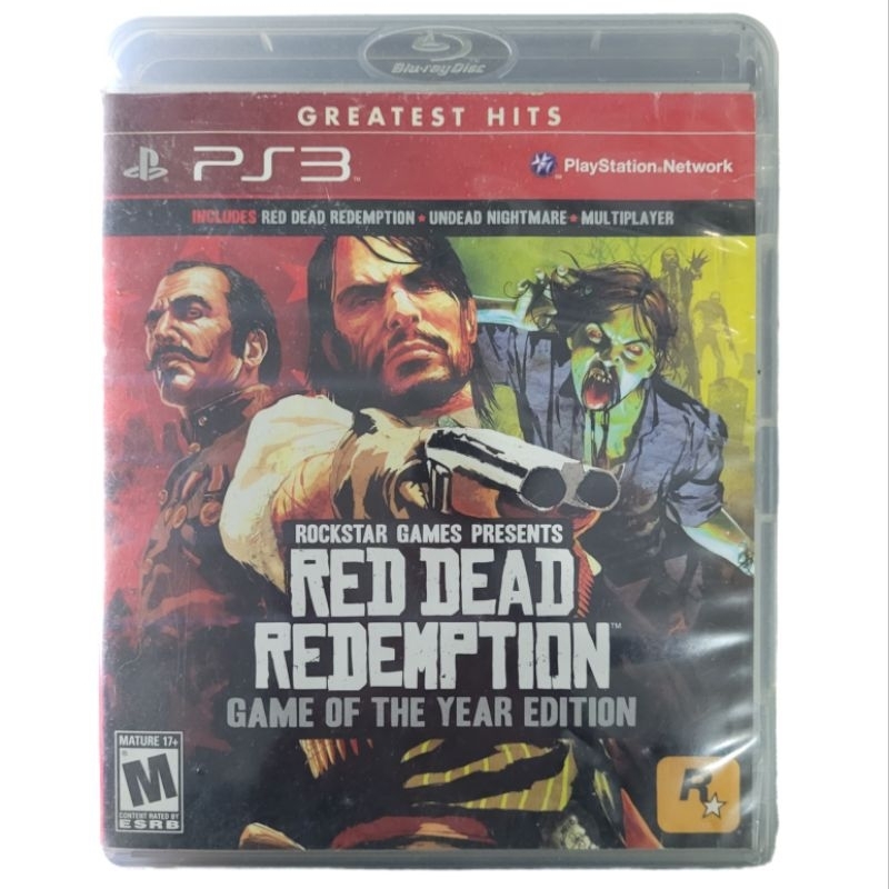 Red Dead Redemption PS3 Mídia Física Game of the Year Edition