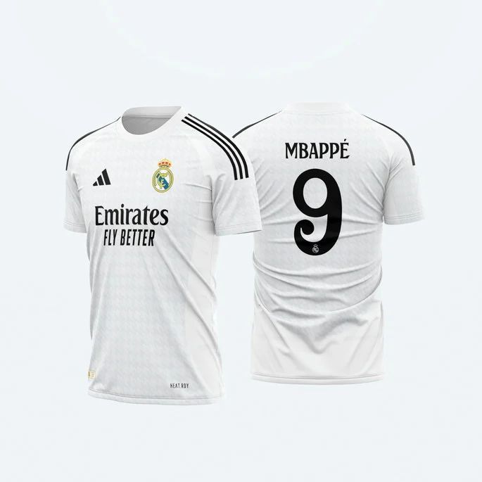Camisa Real Madrid Manga Curta Branca 2024/25 Home