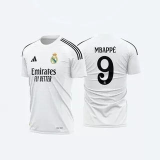 Camisa Real Madrid Manga Curta Branca 2024/25 Home