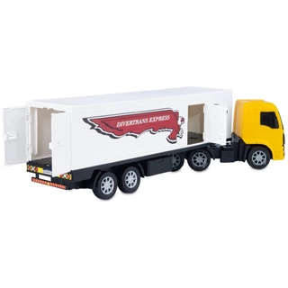 Caminhão De Brinquedo Carreta Baú Grande Diverplas 714 cor aleatória
