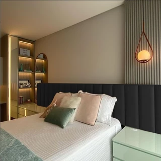 Kit 7 Cabeceiras Adesivas Cama Box Casal 140x45 cm