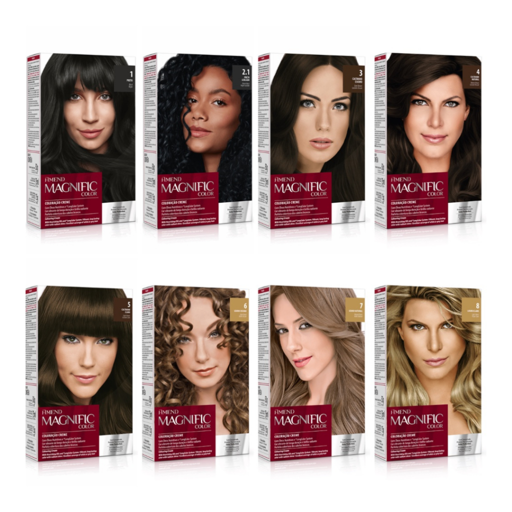 Coloração Magnific Color Amend 140g - Escolha Sua Cor | Shopee Brasil