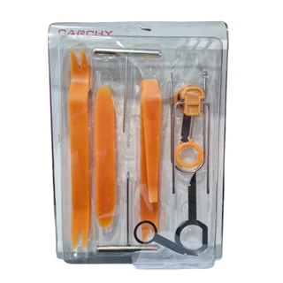 Kit Ferramenta Removedor de Moldura de Carro Painel de Carro Som Automotivo 13 Peças - LY-24419