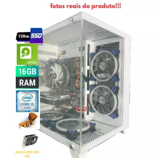 PC GAMER CPU I5 16GB SSD128GB+500HD PLACA DE VÍDEO 4GB WIFI