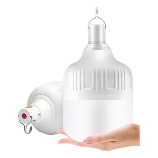 Lâmpada Led Portátil Recarregável Usb 50w Camping Emergência Lampião Pesca Iluminação Bivolt