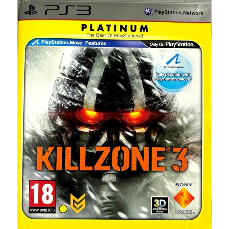 killzone 3 platinum playstation 3 , midia fisica, original