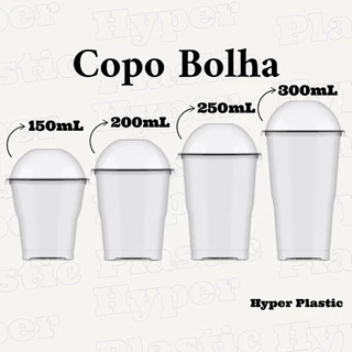 20/40/60 Unidades Copos Bello com Tampa Bolha Sem Furo 150mL/200mL/250mL/300mL