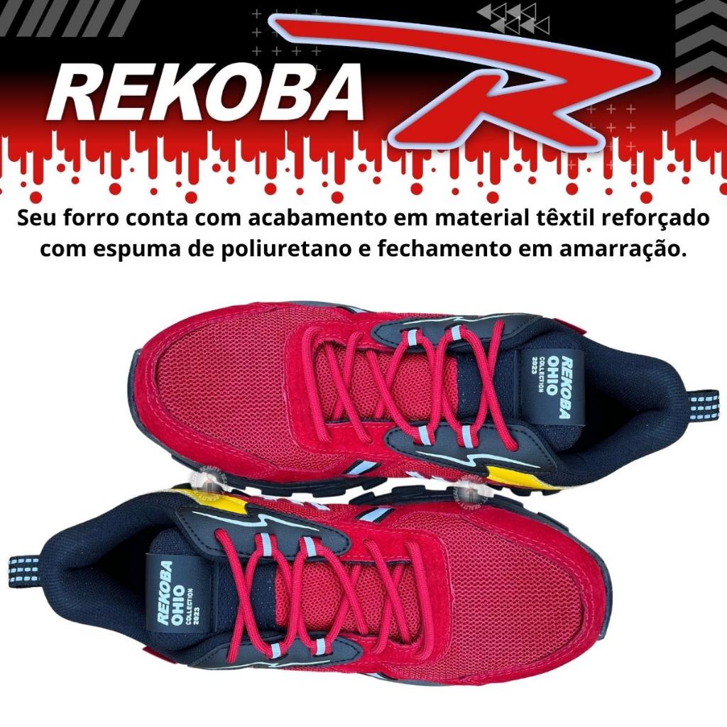 Tenis Masculino Lançamento Rekoba Ohio Resistente Macio